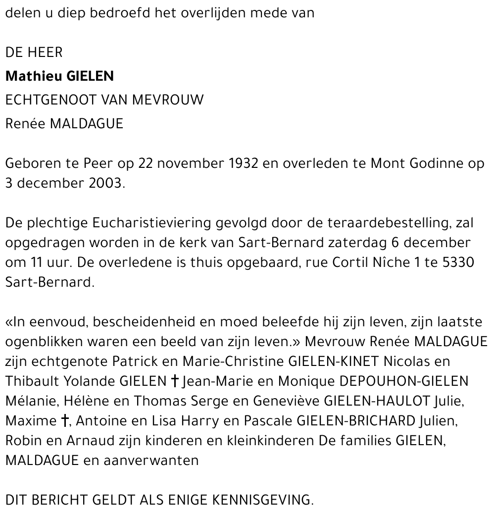 Mathieu Gielen