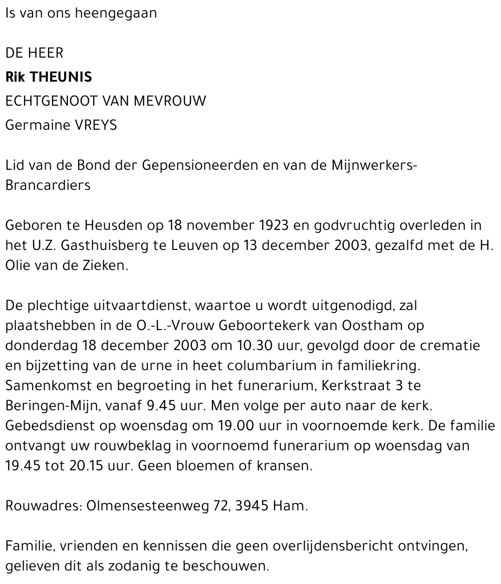 Rik Theunis