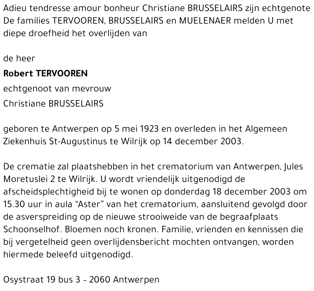 Robert Tervooren