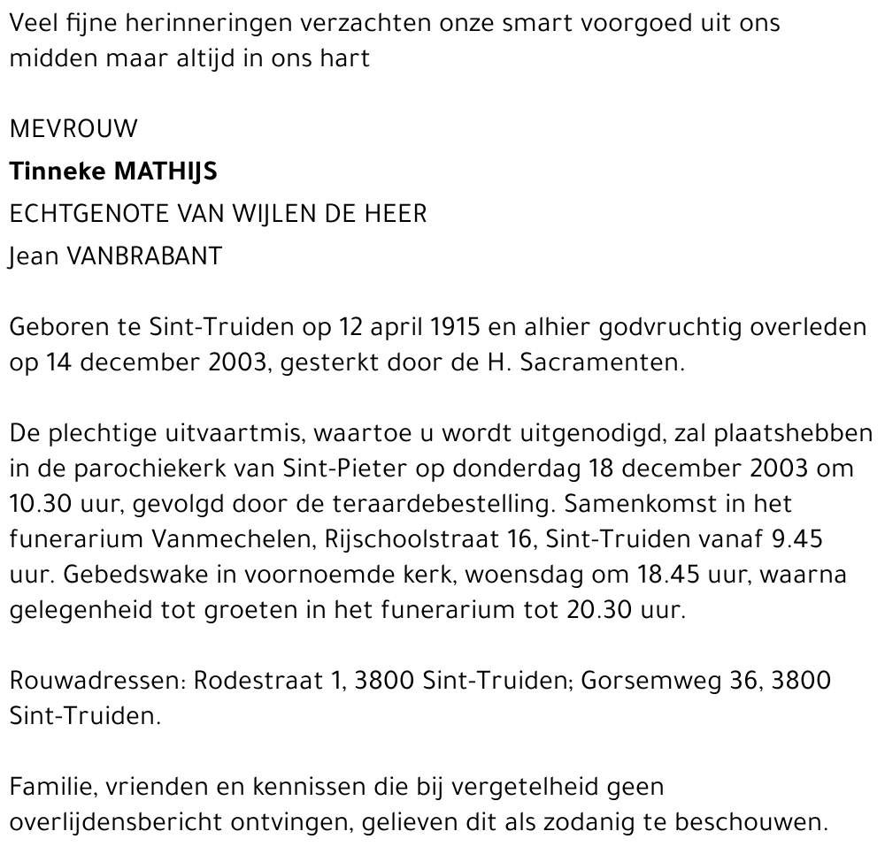 Tinneke Mathijs