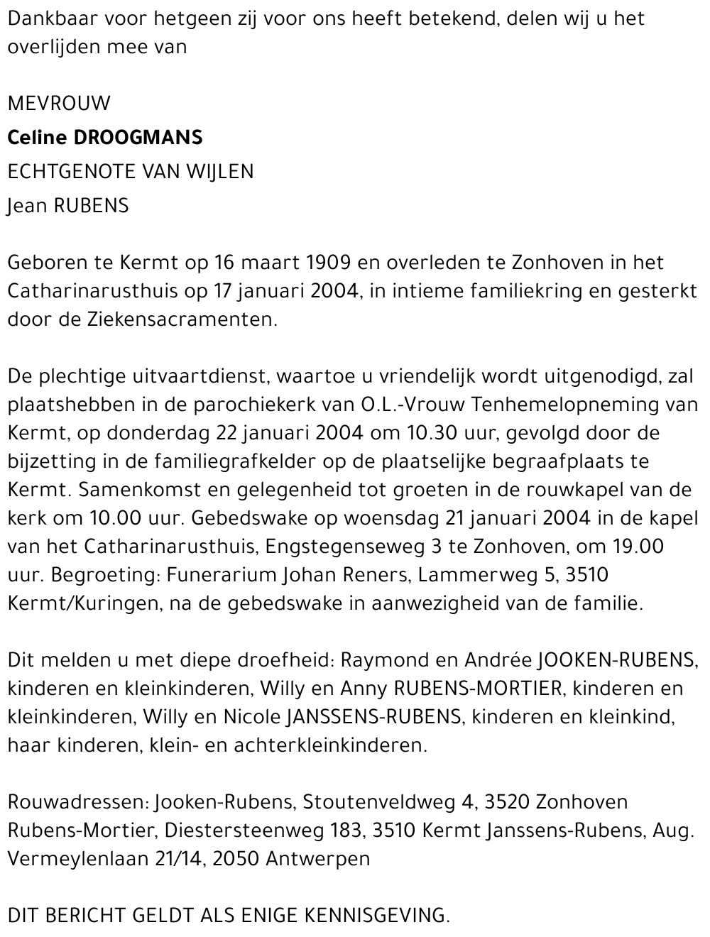 Celine Droogmans