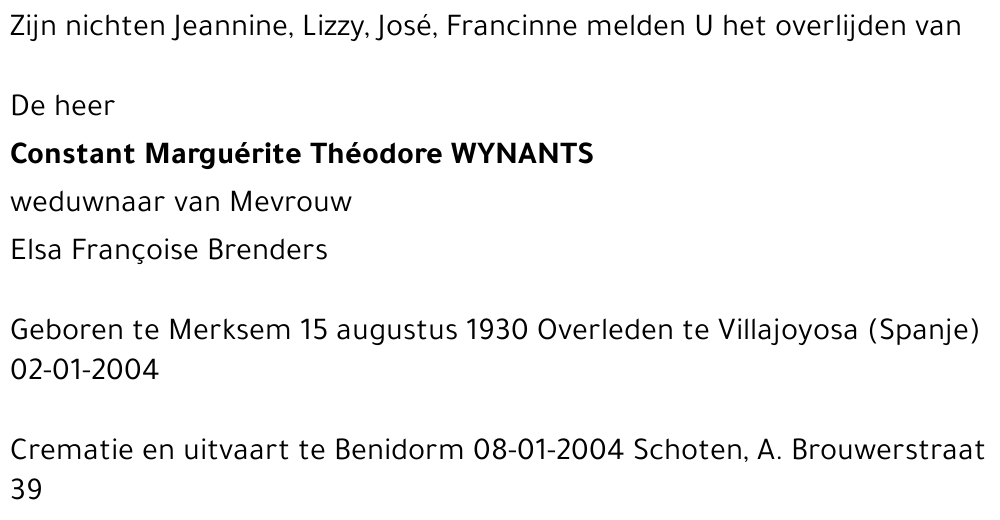 Constant Marguérite Théodore Wynants