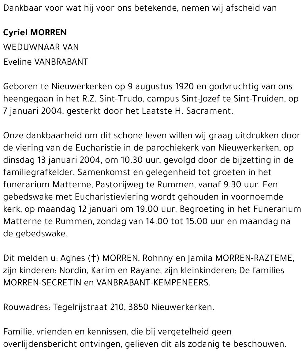 Cyriel Morren