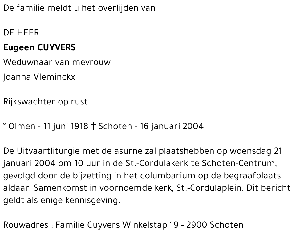 Eugeen Cuyvers