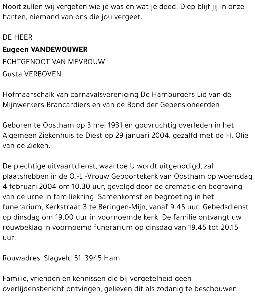 Eugeen Vandewouwer