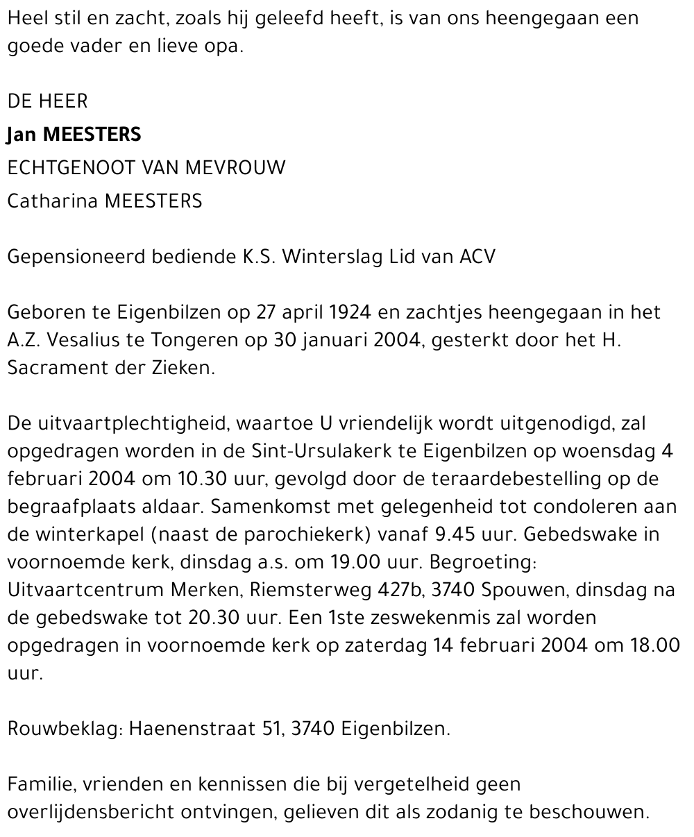 Jan Meesters