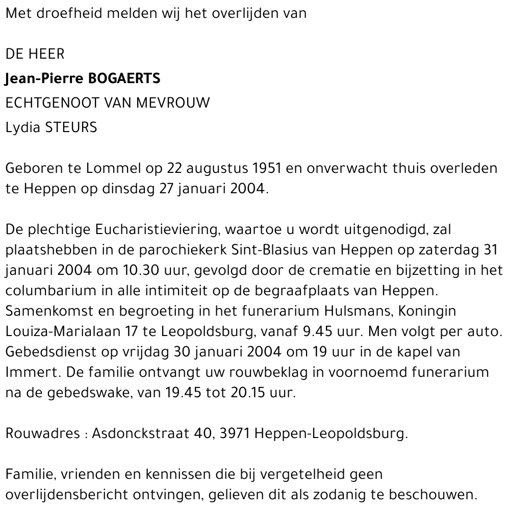 Jean-Pierre Bogaerts