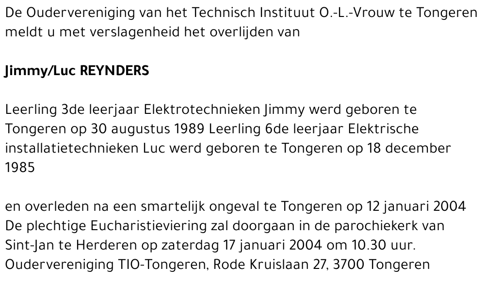 Jimmy en Luc Reynders