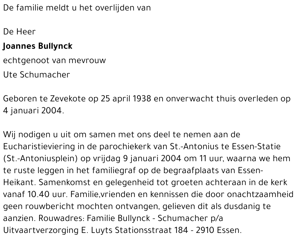 Joannes Bullynck