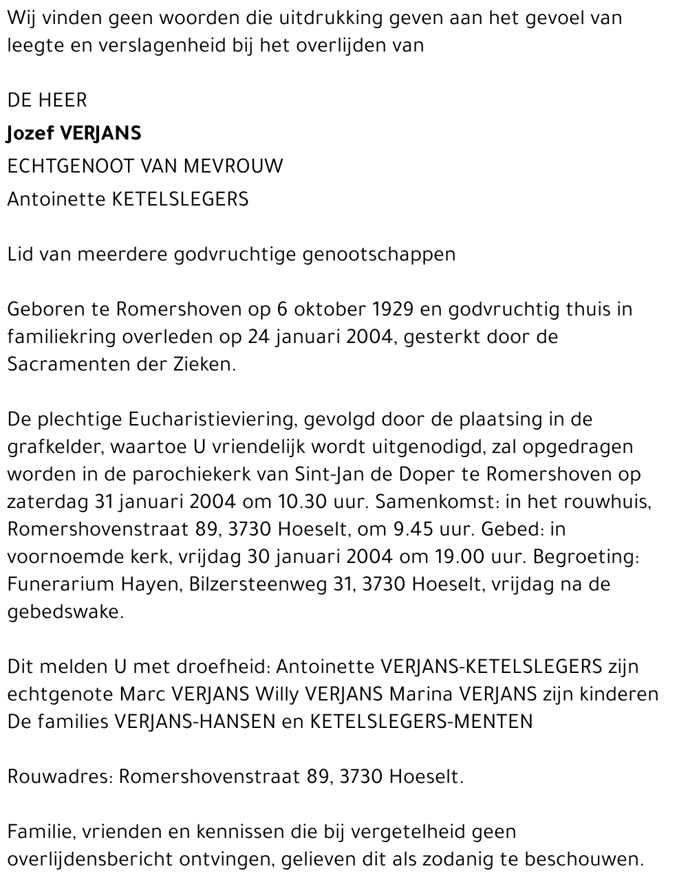 Jozef Verjans