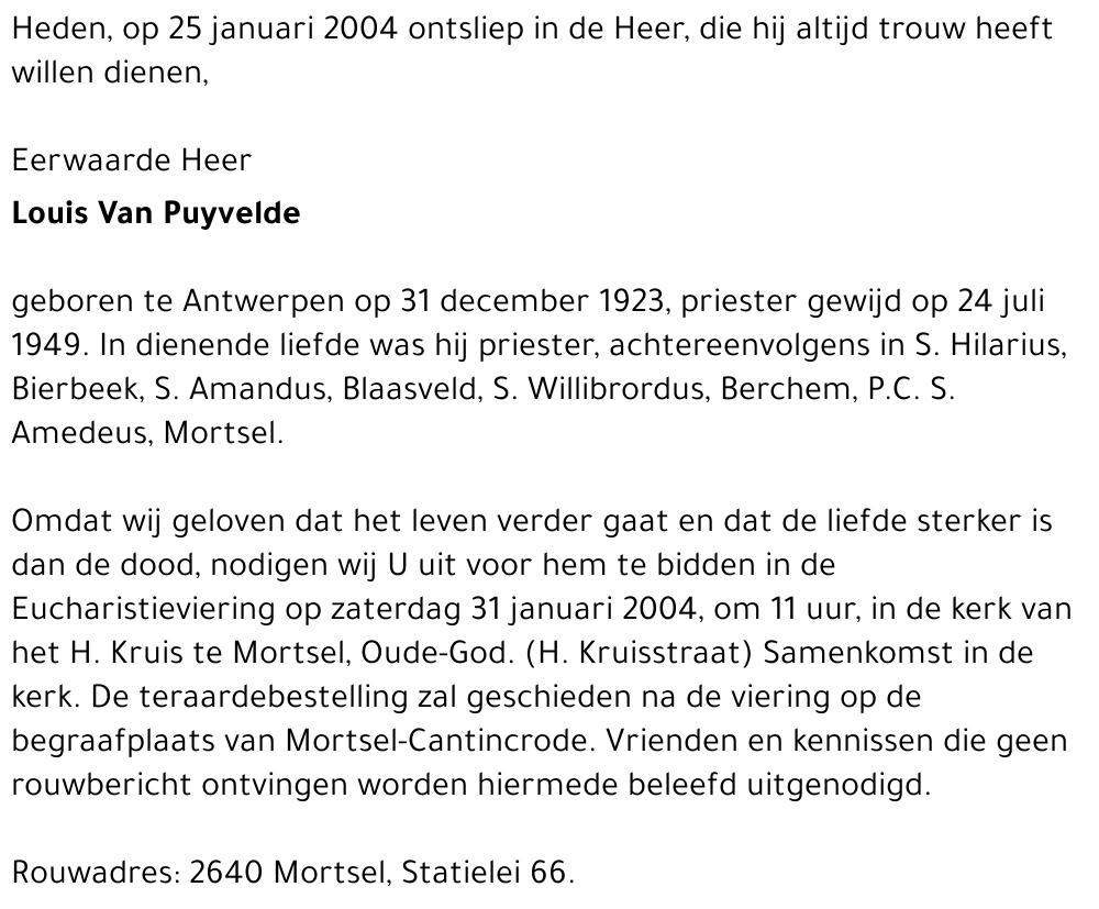 louis van puyvelde