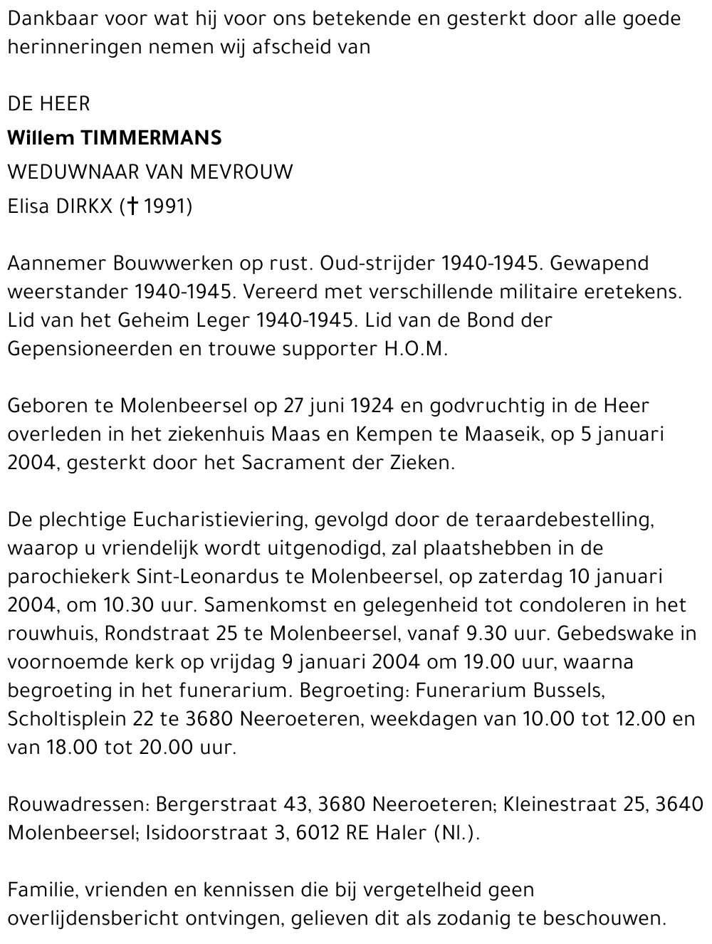 Willem Timmermans