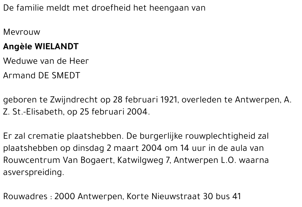Angèle WIELANDT