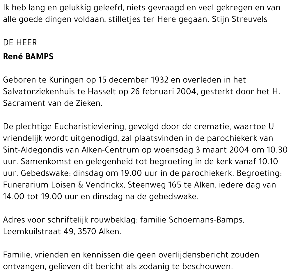 Bamps René