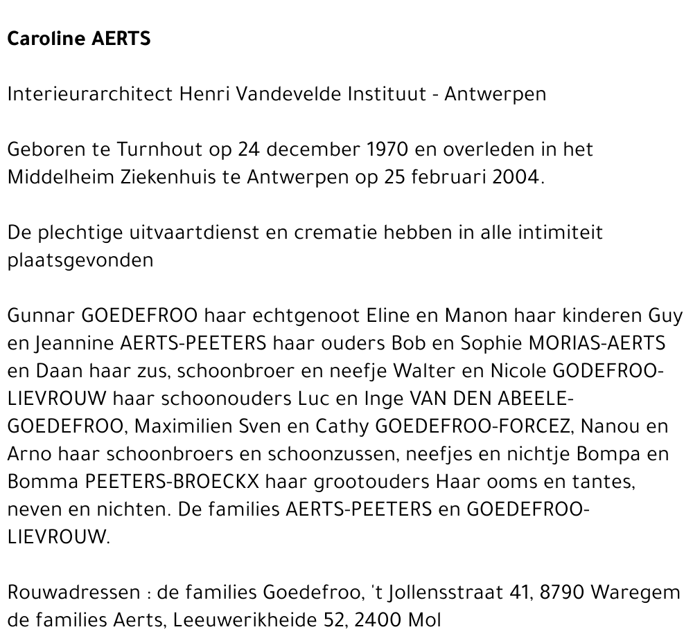 Caroline Aerts