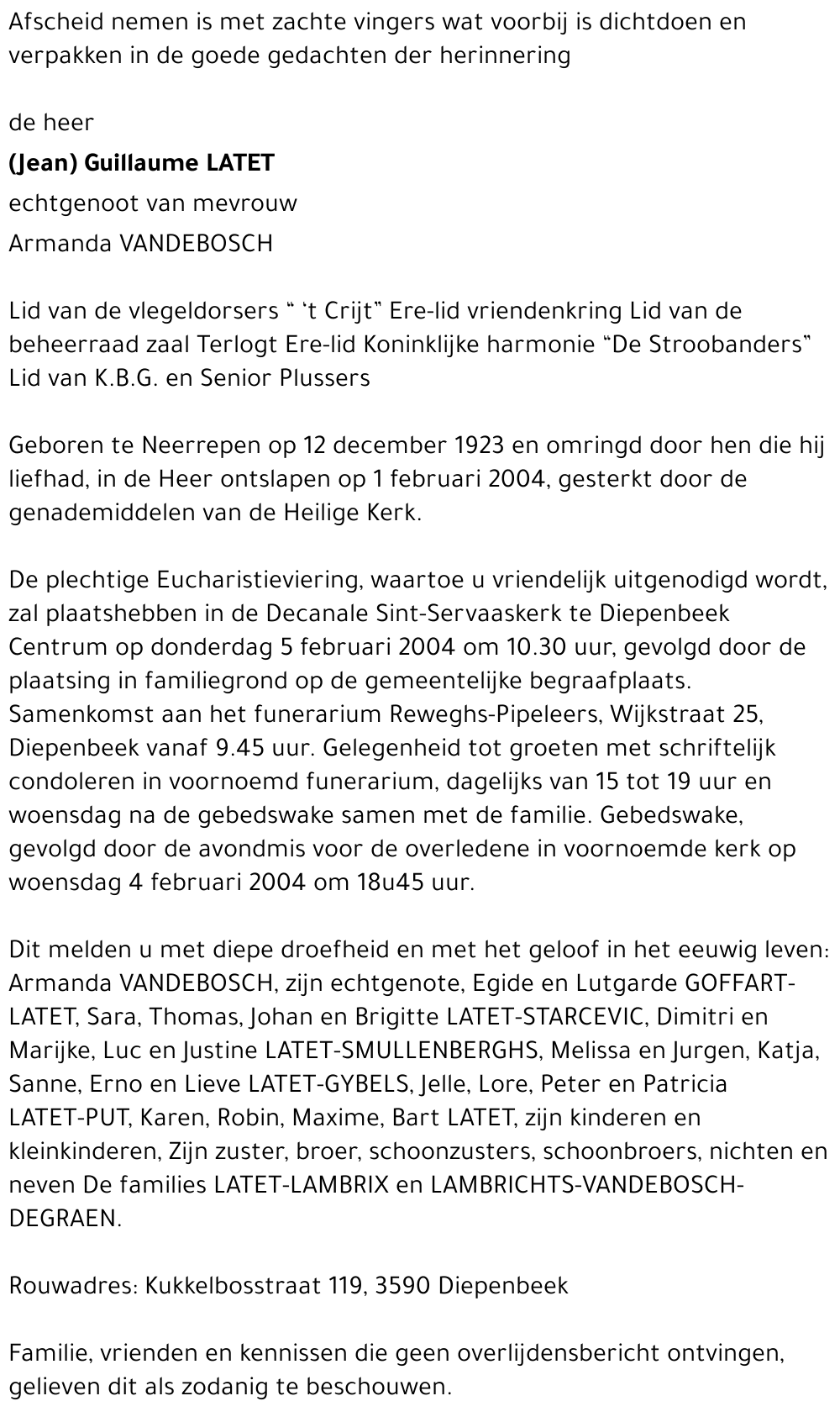 Jean Guillaume Latet