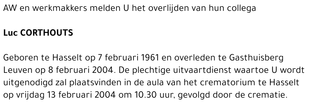 Luc Corthouts