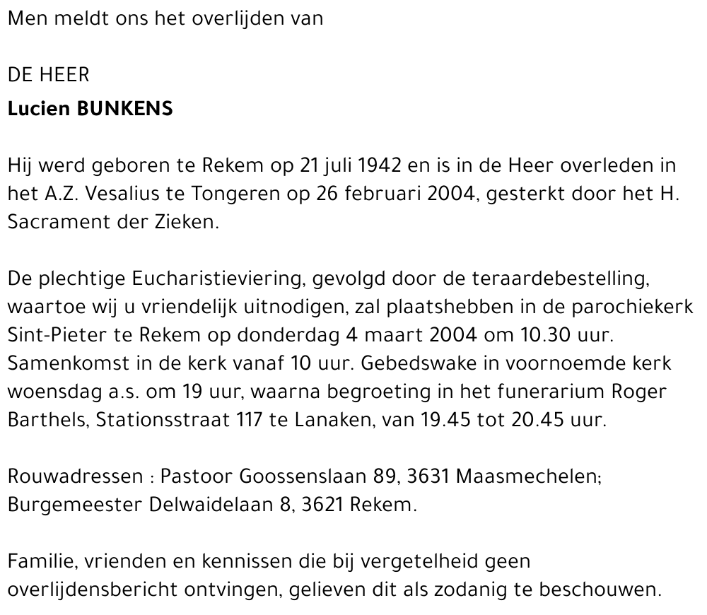 Lucien Bunkens