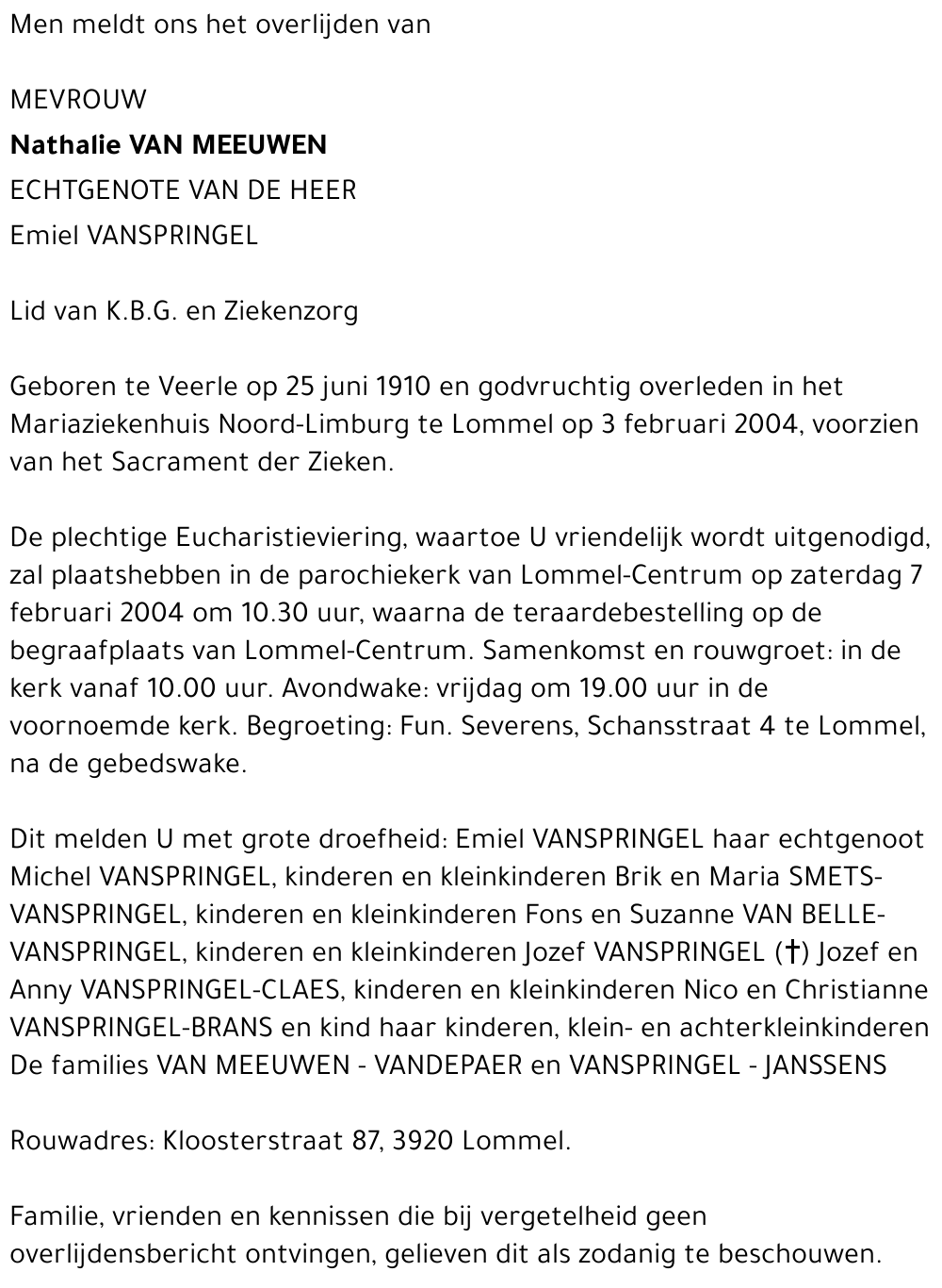 Nathalie Van Meeuwen