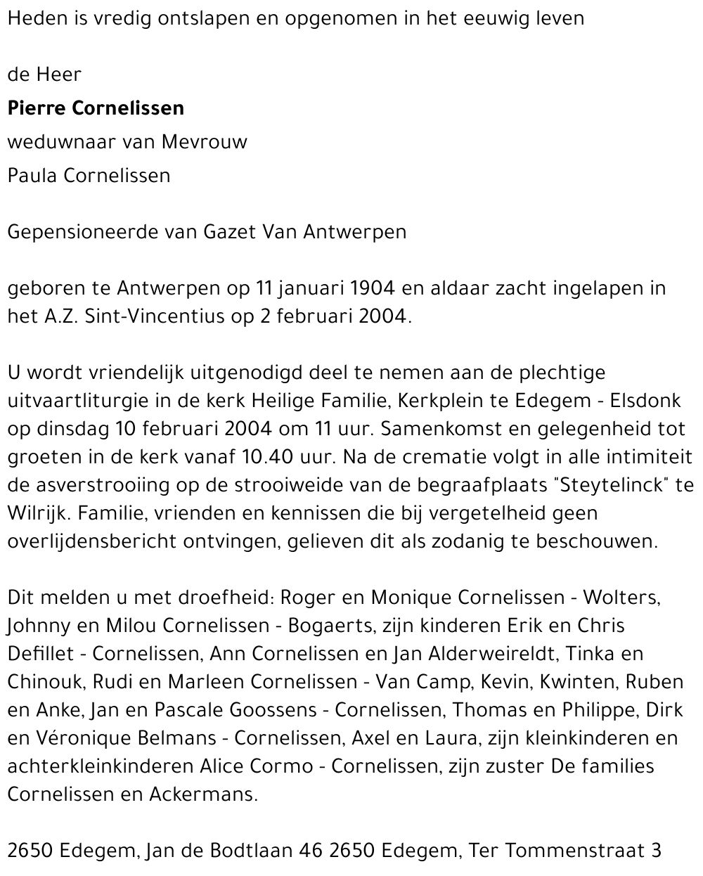 Pierre Cornelissen