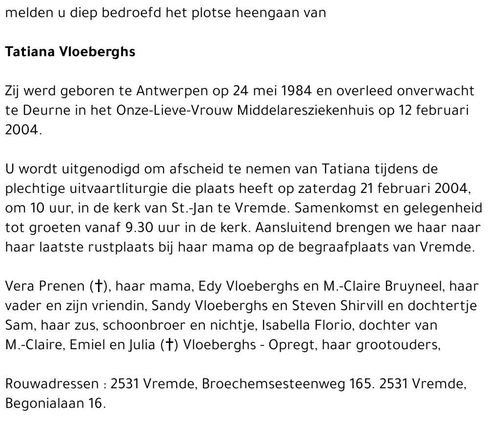 tatiana vloeberghs
