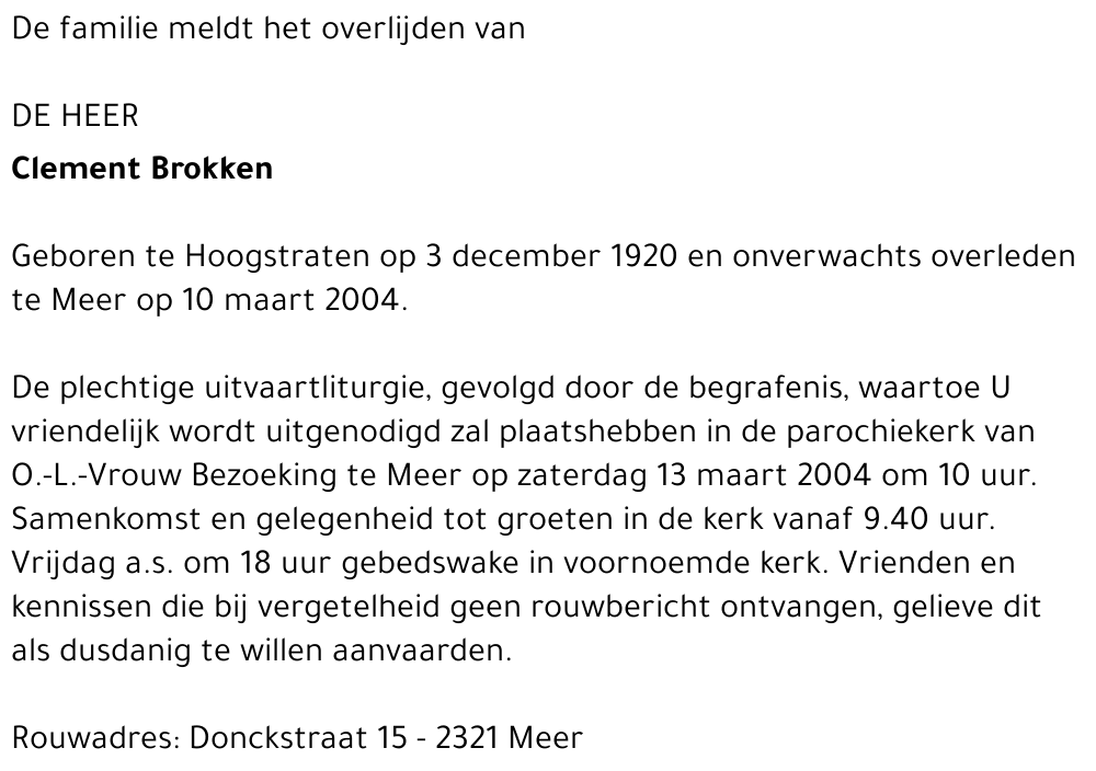 Clement Brokken