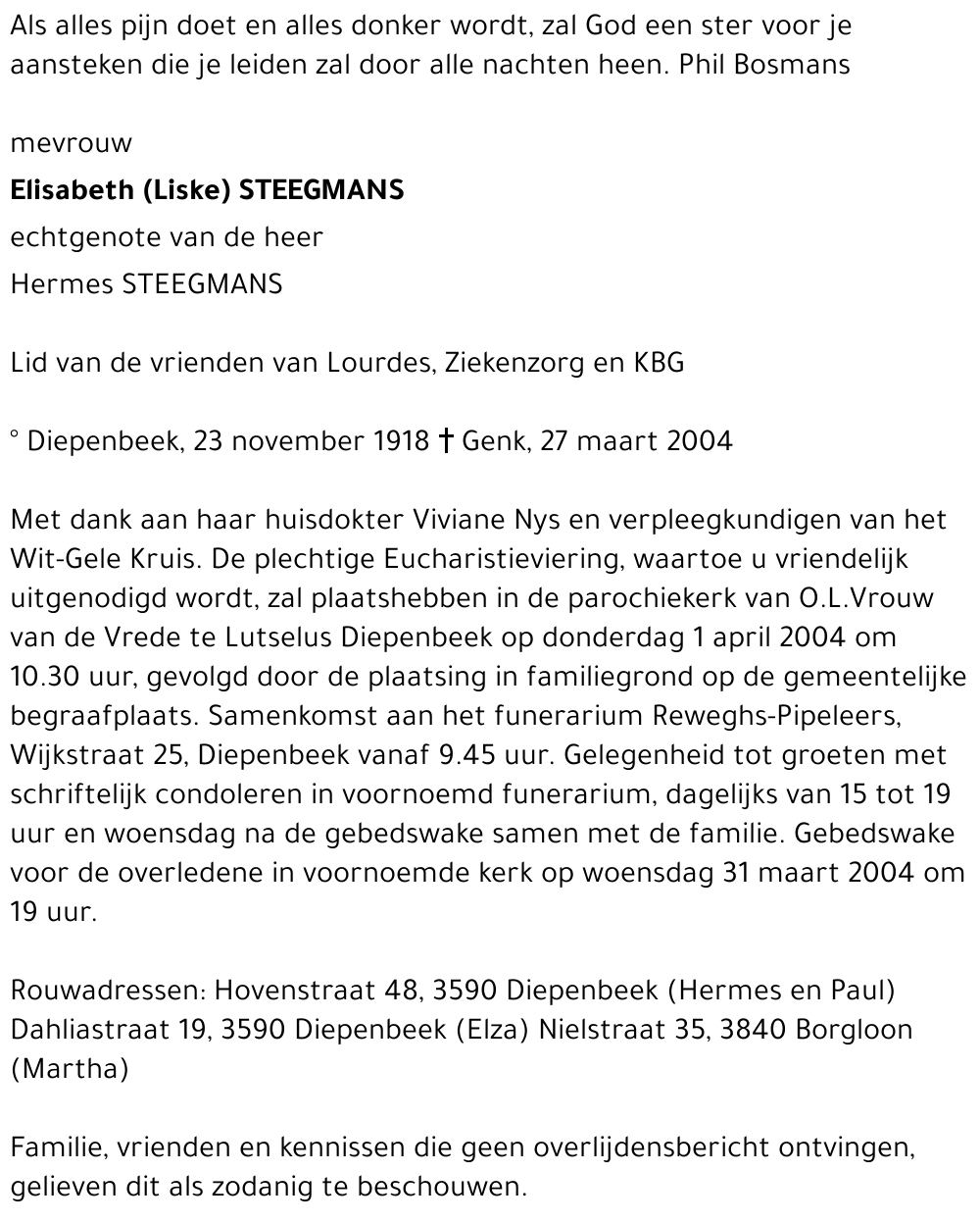 Elisabeth Steegmans