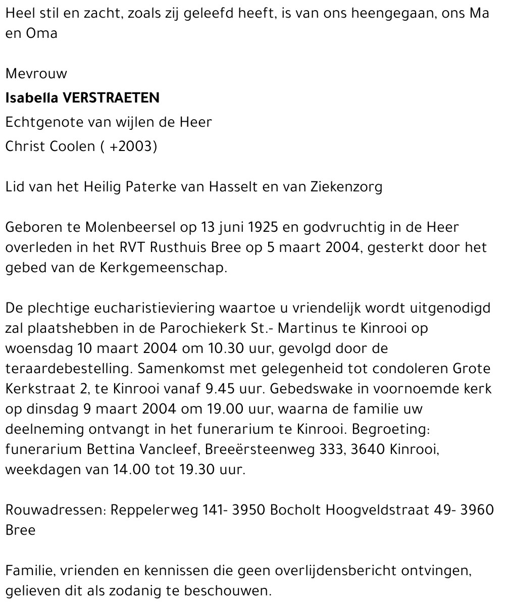 Isabella Verstraeten