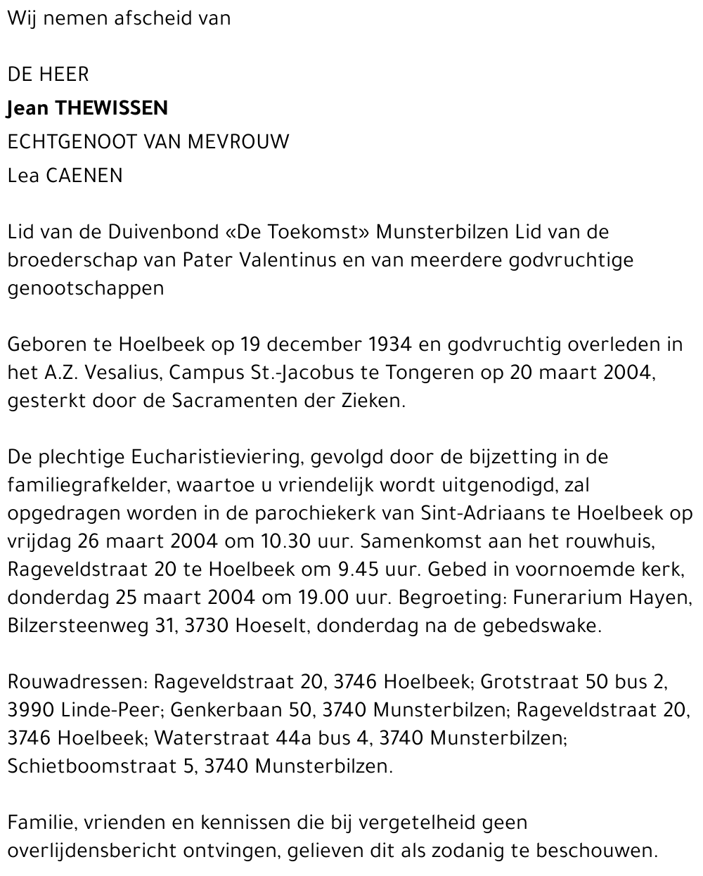 Jean Thewissen