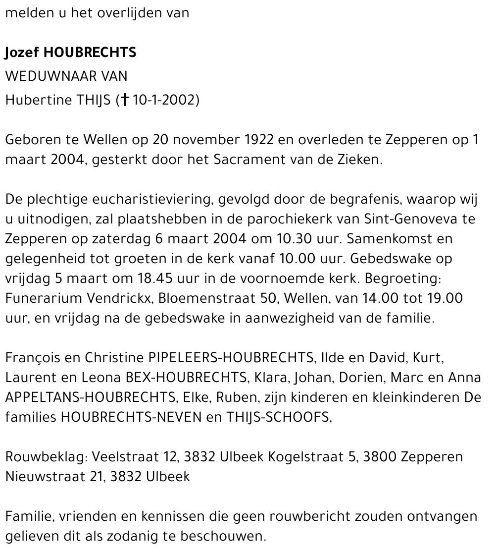 Jozef Houbrechts
