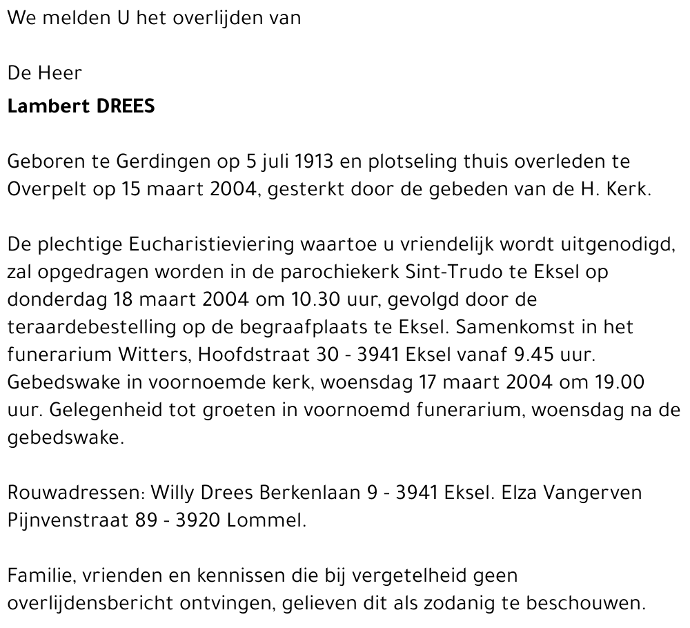 Lambert DREES