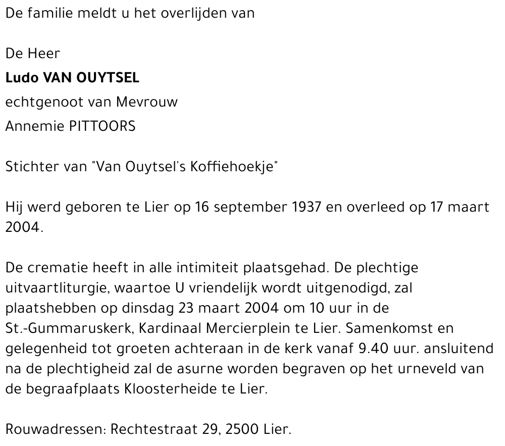 LUDO VAN OUYTSEL