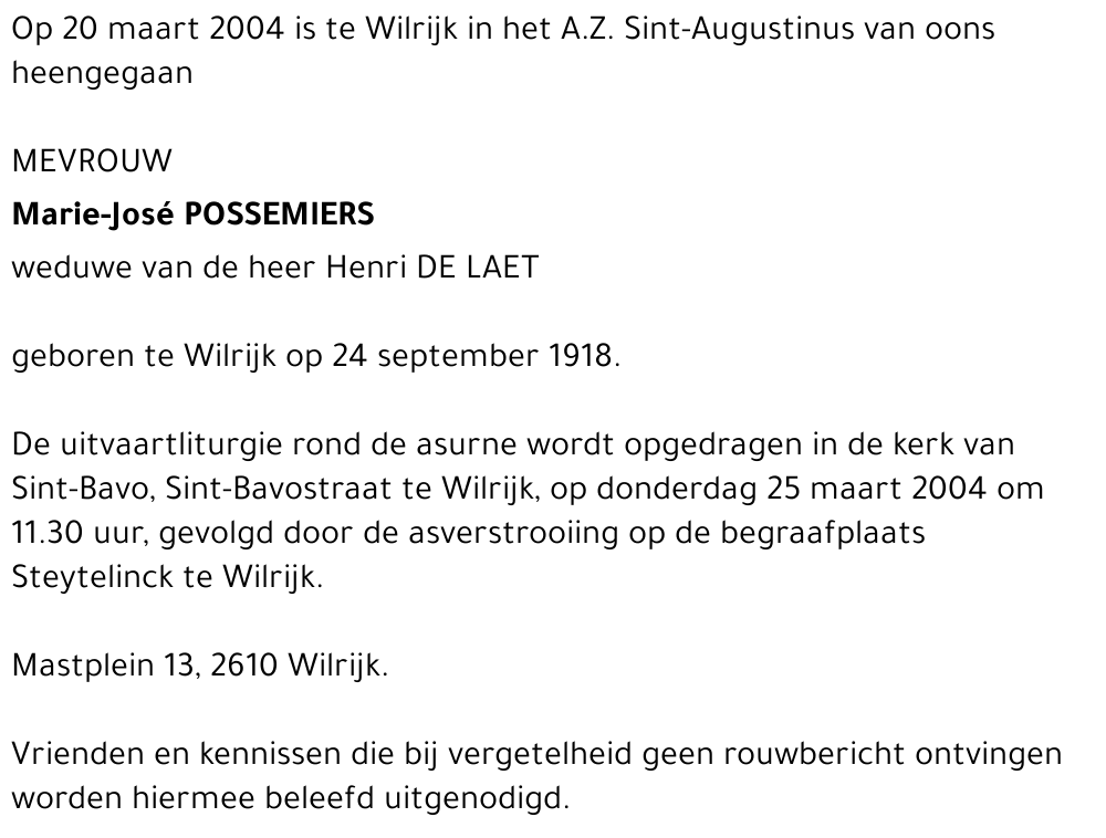 Marie-José Possemiers