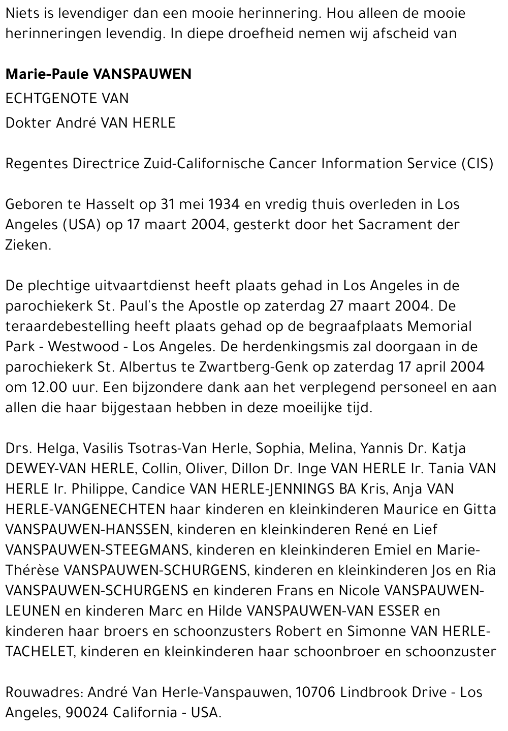 Marie-Paule Vanspauwen