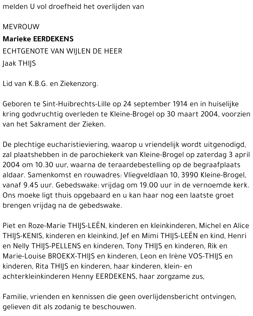 Marieke Eerdekens