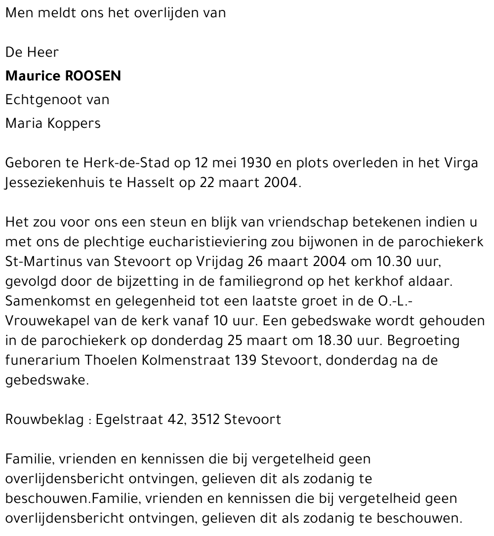 Maurice Roosen