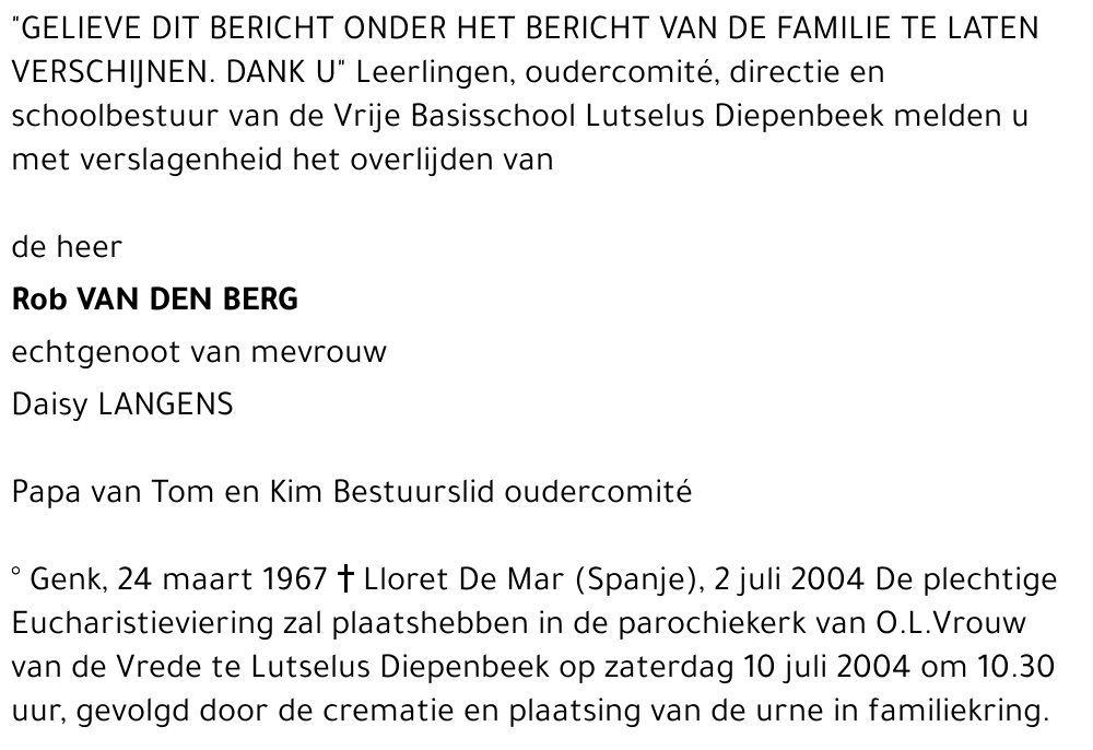 Rob Van den Berg