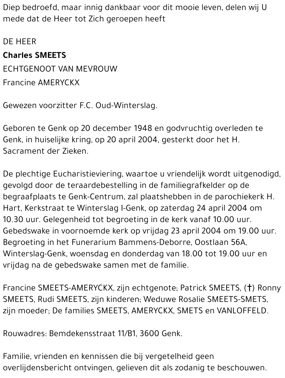 Charles Smeets