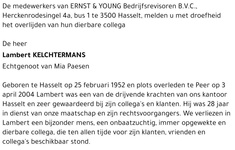 Lambert Kelchtermans