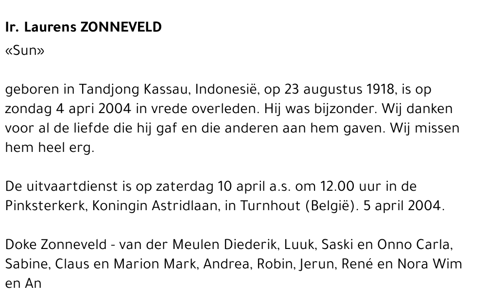 LAURENS ZONNEVELD