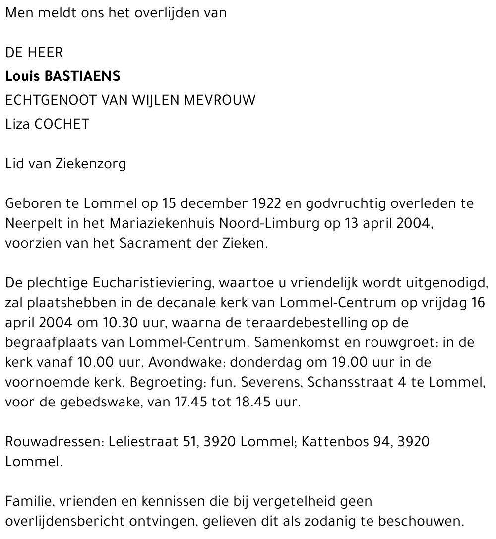 Louis Bastiaens