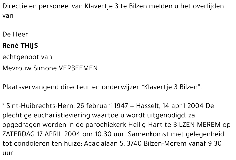 René THIJS