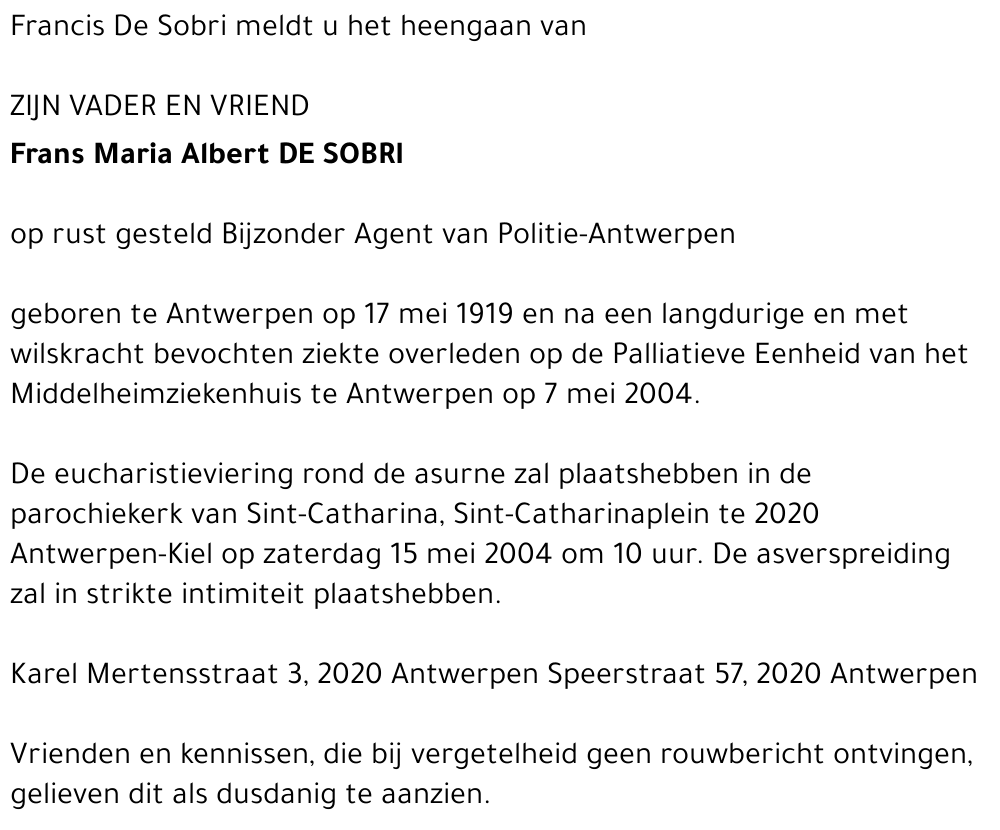 Frans De Sobri