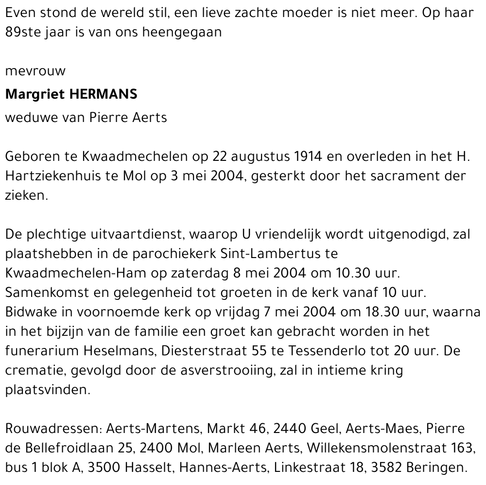 Margriet Hermans