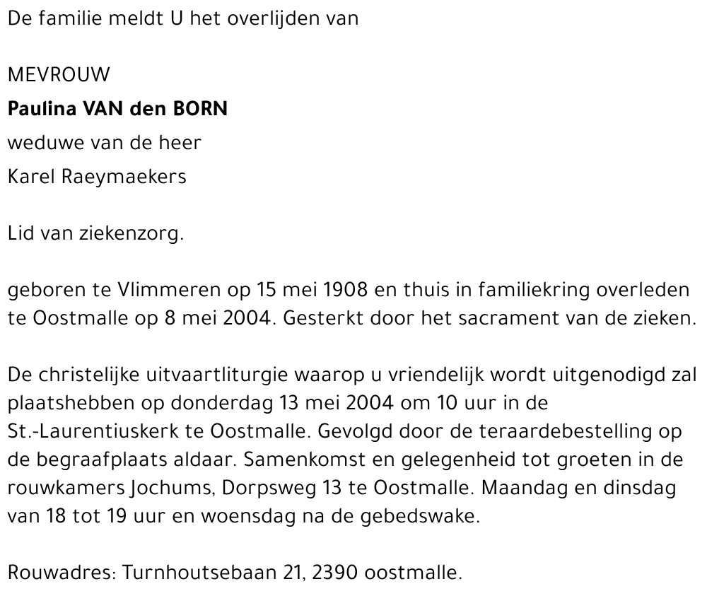 Paulina VAN den BORN