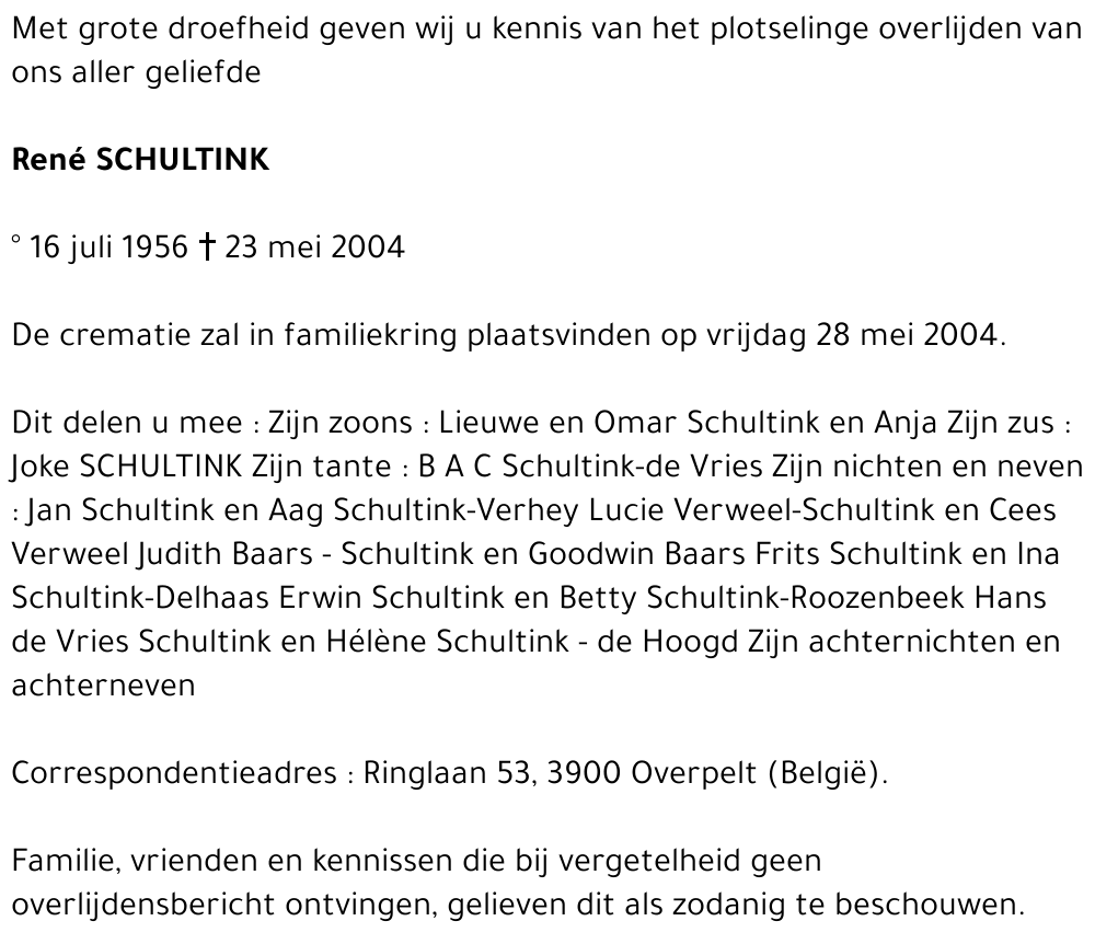 Rene Schultink