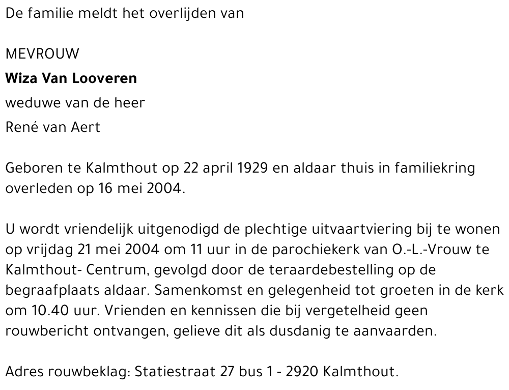 Wiza Van Looveren