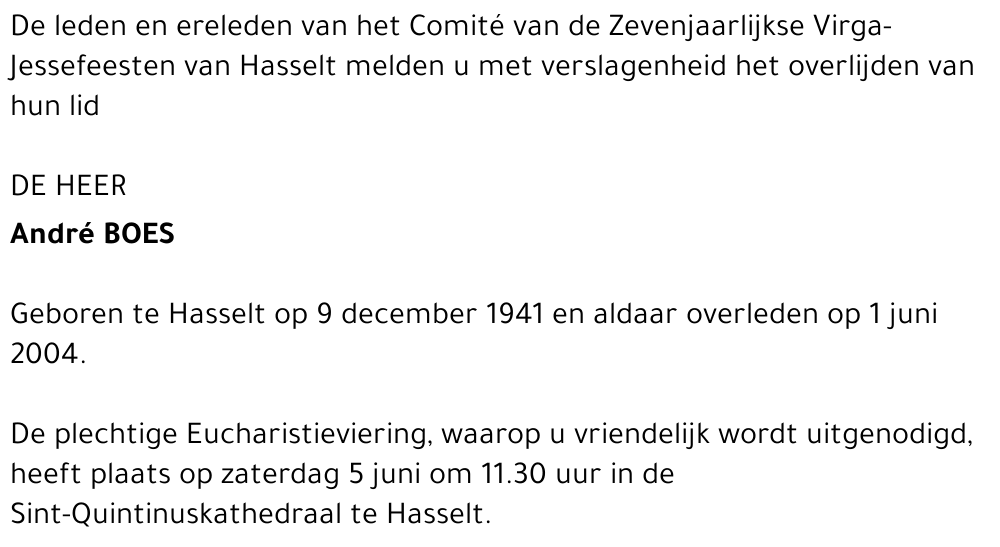 André Boes (Virga Jesse)