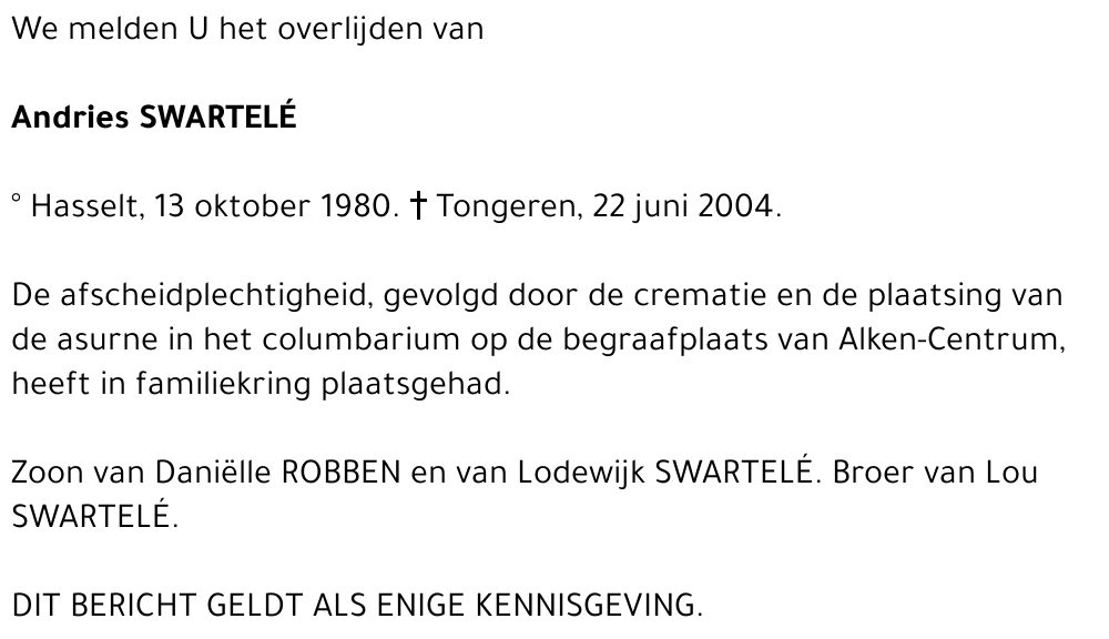 Andries Swartelé