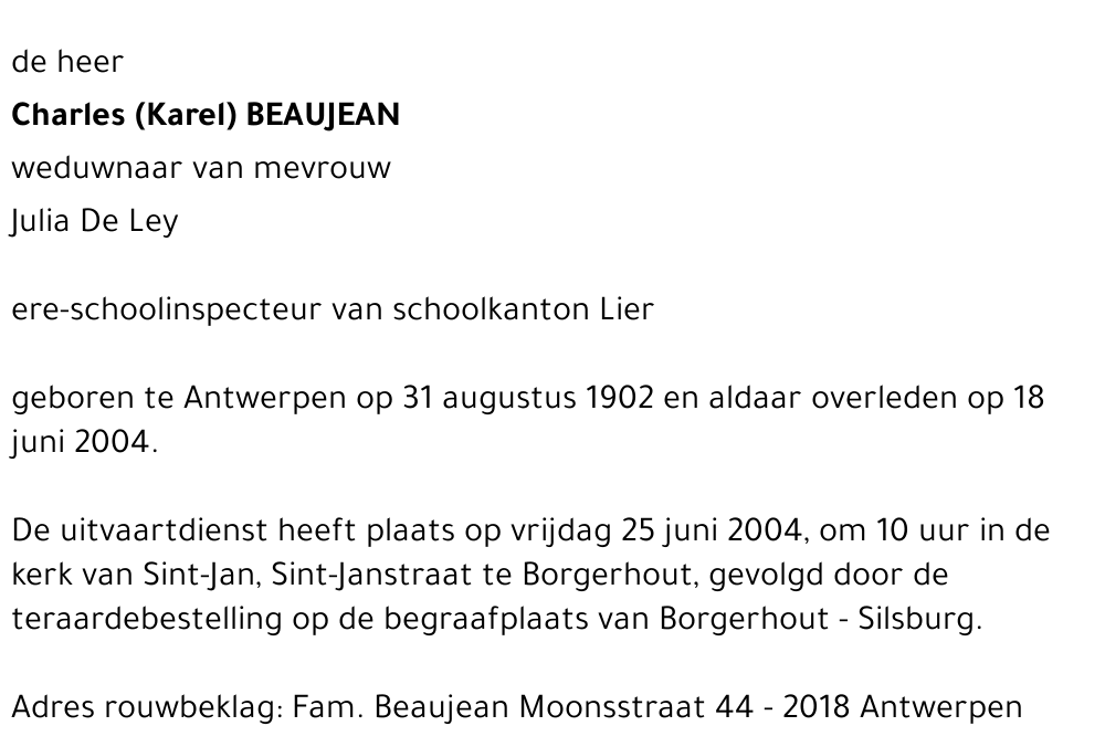 Charles (Karel) Beaujean